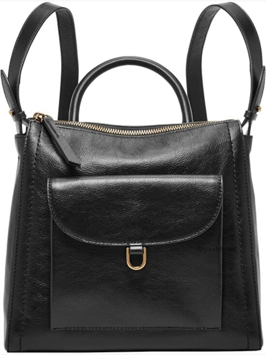 Small Convertible Backpack Purse Leather Handbag Crossbody main image 4